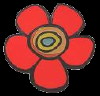 Outlined Flower