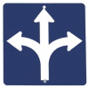 3 way sign 3 way sign