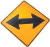 two way sign two way sign
